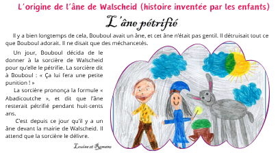 &lsquo;âne pétrifié