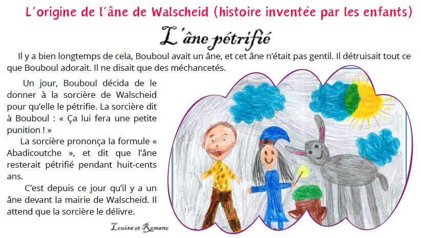 L&rsquo;âne pétrifié