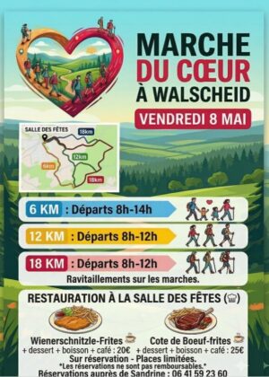 Affiche Marche du Coeur