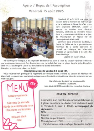 Repas Assomption